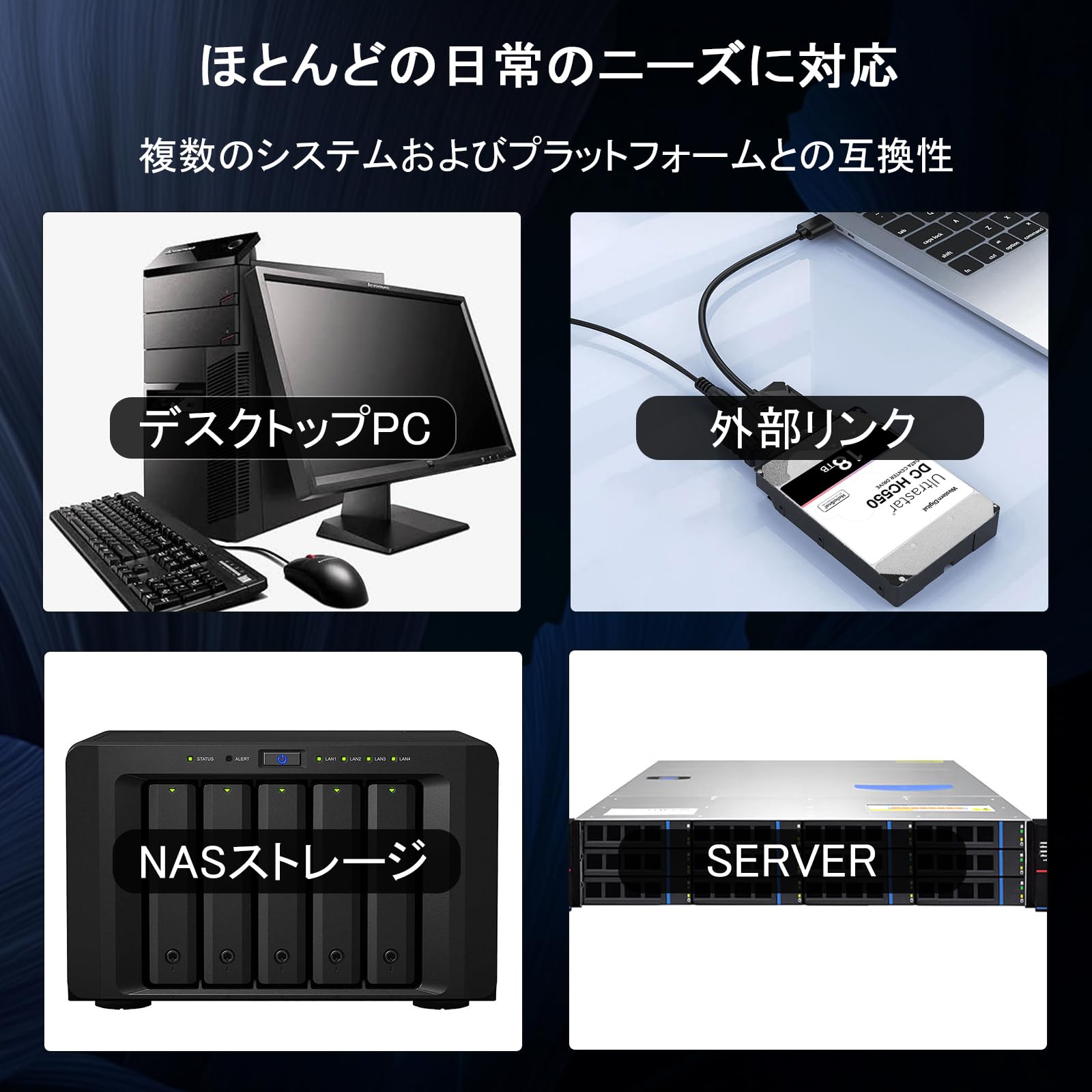 Amazon | WD hdd 18TB 3.5インチ7200rpm,Digital Western HGST 内蔵型